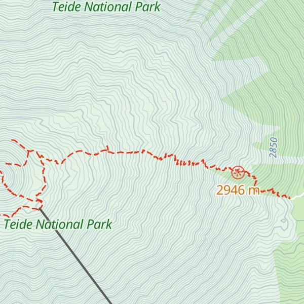 Map of Refugio de Altavista