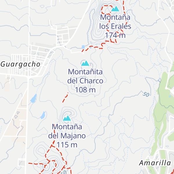 Map of Montaña Negra