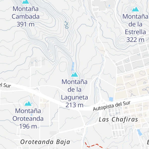 Map of Montaña de la Laguneta