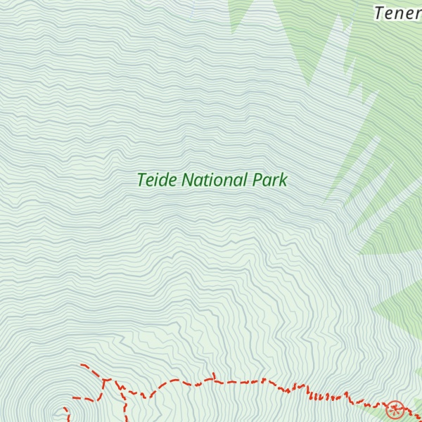 Map of Pico de las Cabras
