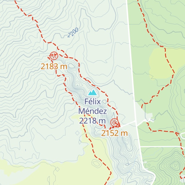 Map of Félix Méndez