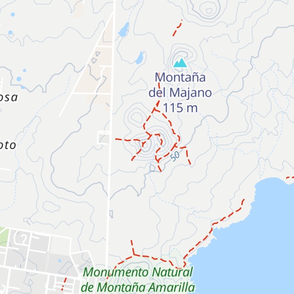Map of Montaña de Malpasito