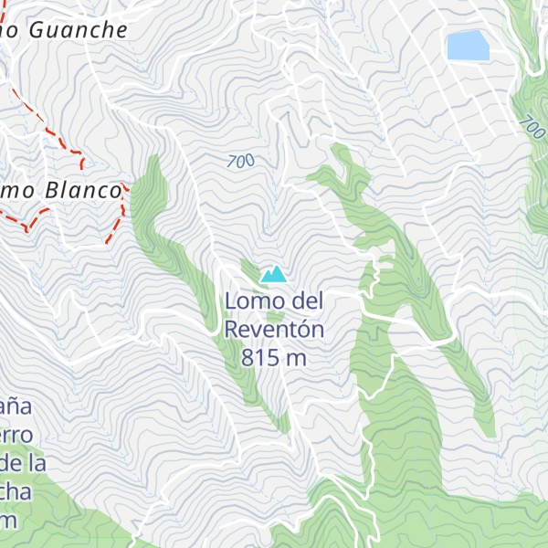 Map of Lomo del Reventón