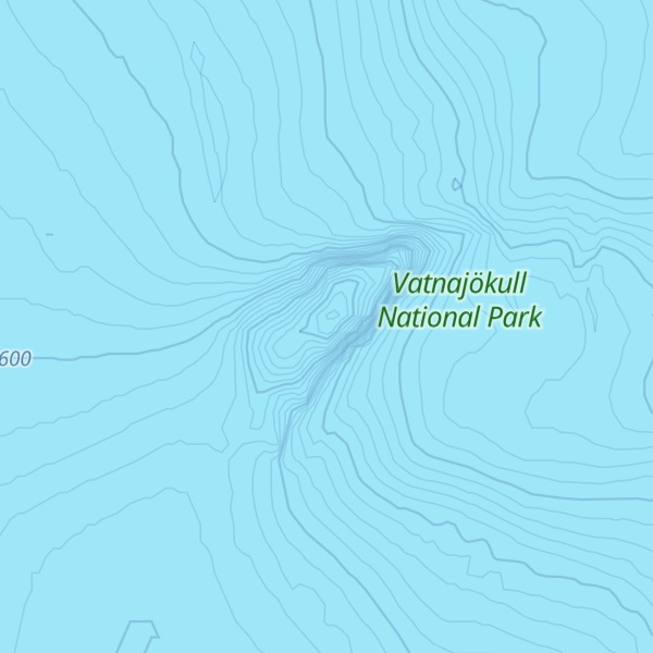 Map of Þuríðartindur