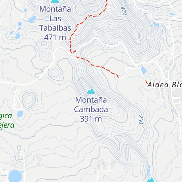 Map of Montaña Cambada
