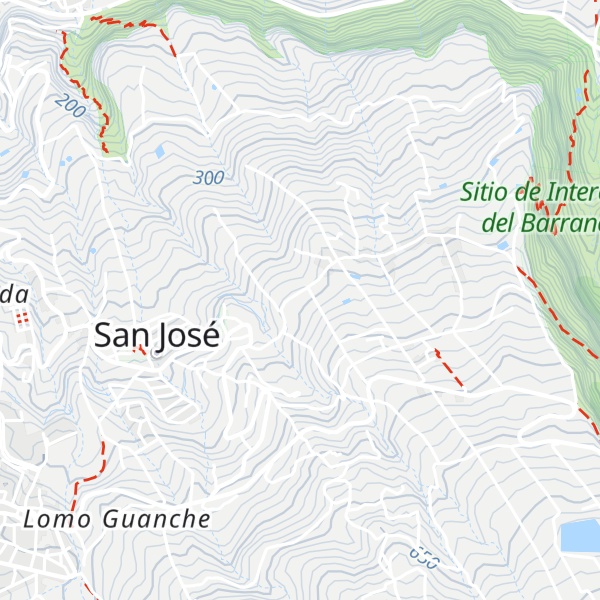 Map of Lomo de la Palma