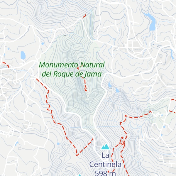 Map of Roque de Jama