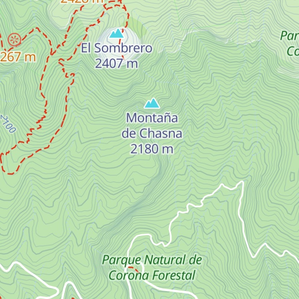 Map of Risco Atravesado