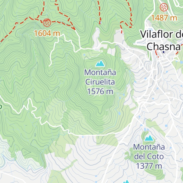 Map of Montaña de los Lirios