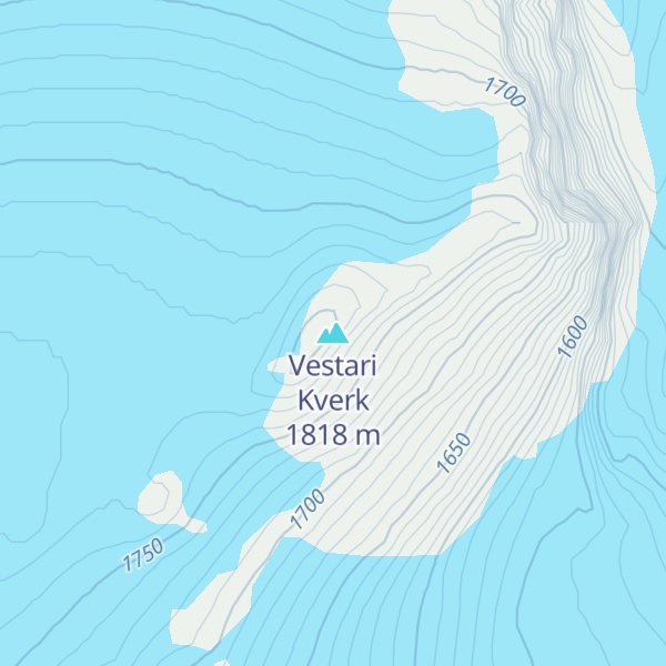 Map of Vestari Kverk