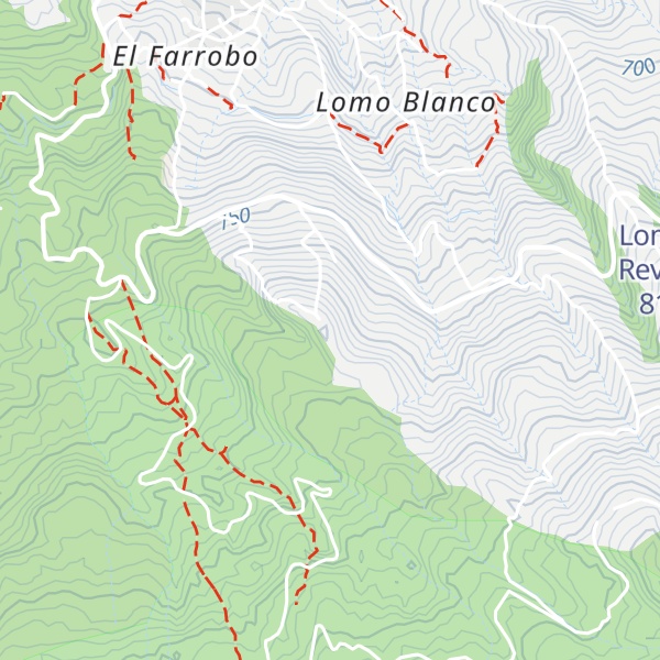Map of Montaña del Cerro Gordo de la Guancha