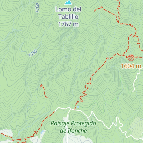 Map of Montaña de los Guaniles