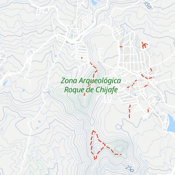 Map of Roque de Chijafe
