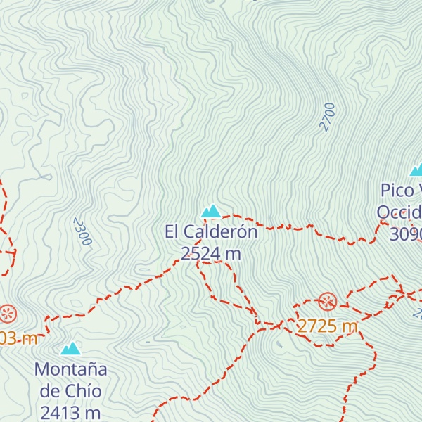 Map of El Calderón