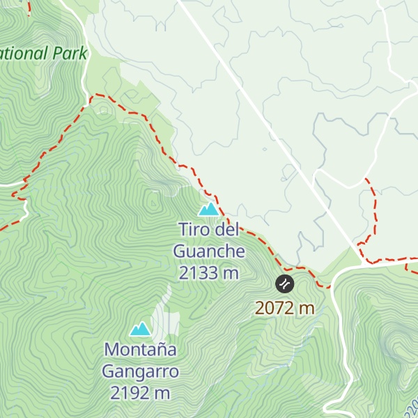 Map of Tiro del Guanche