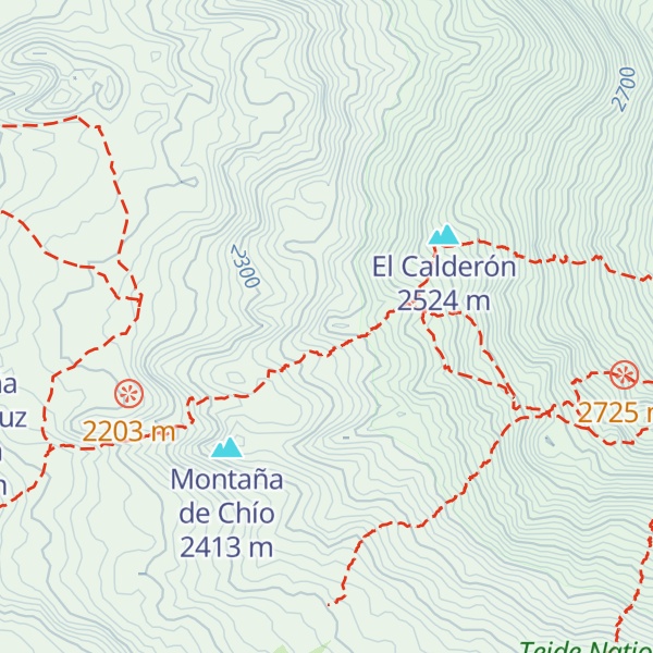 Map of Lomo de Chío