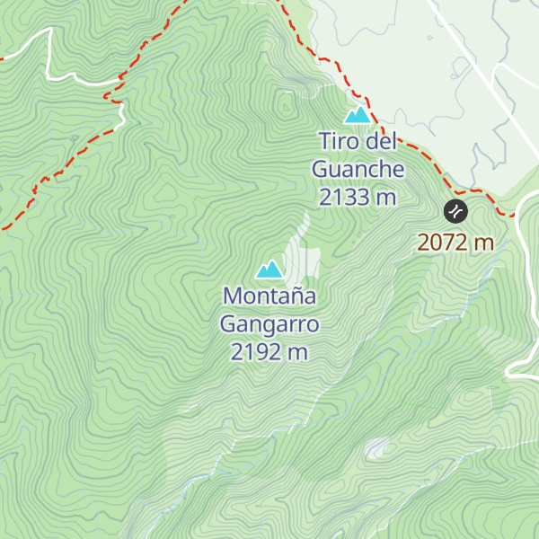 Map of Montaña Gangarro