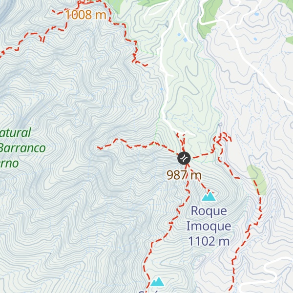 Map of Roque de los Brezos