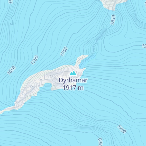 Map of Dyrhamar