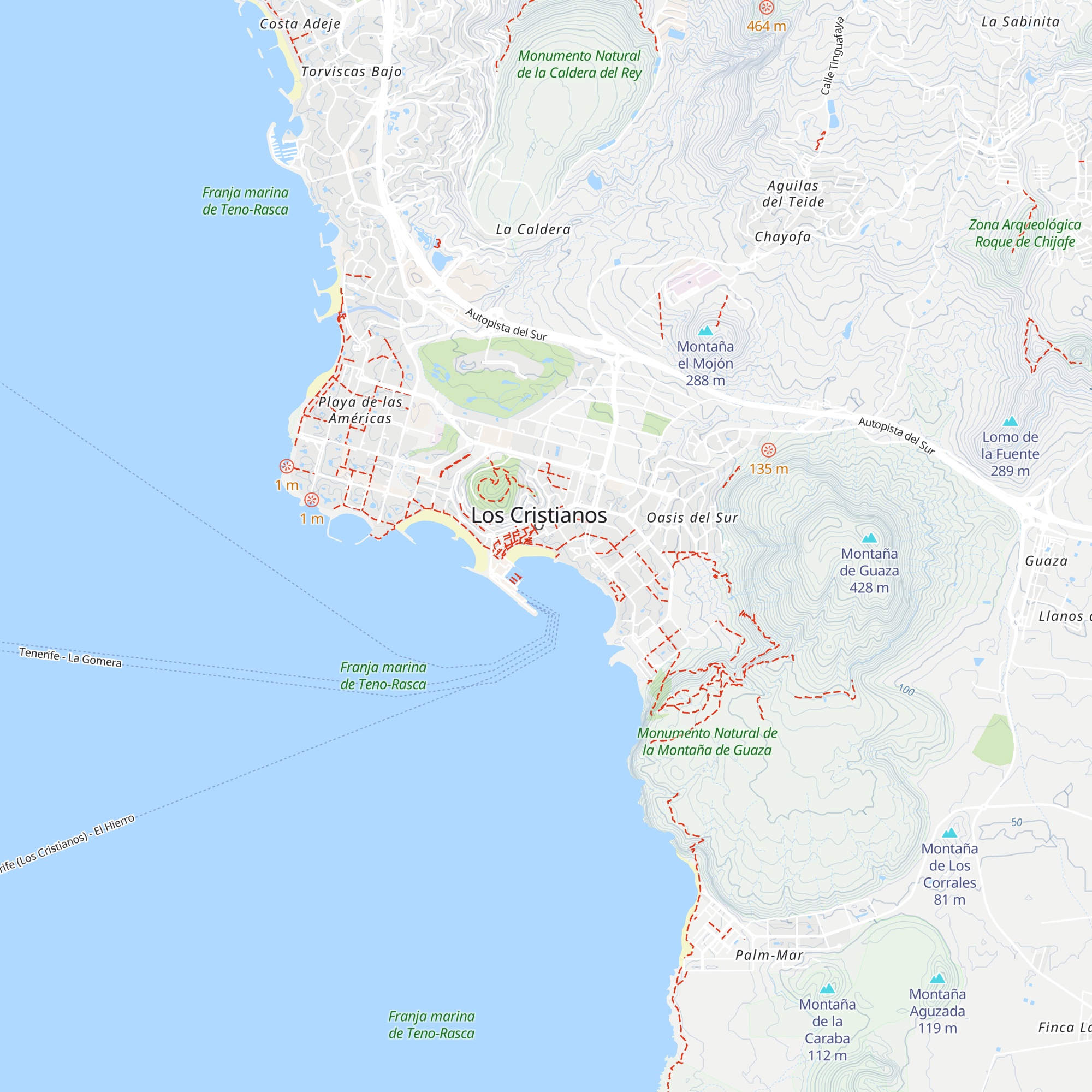 Cabanas map