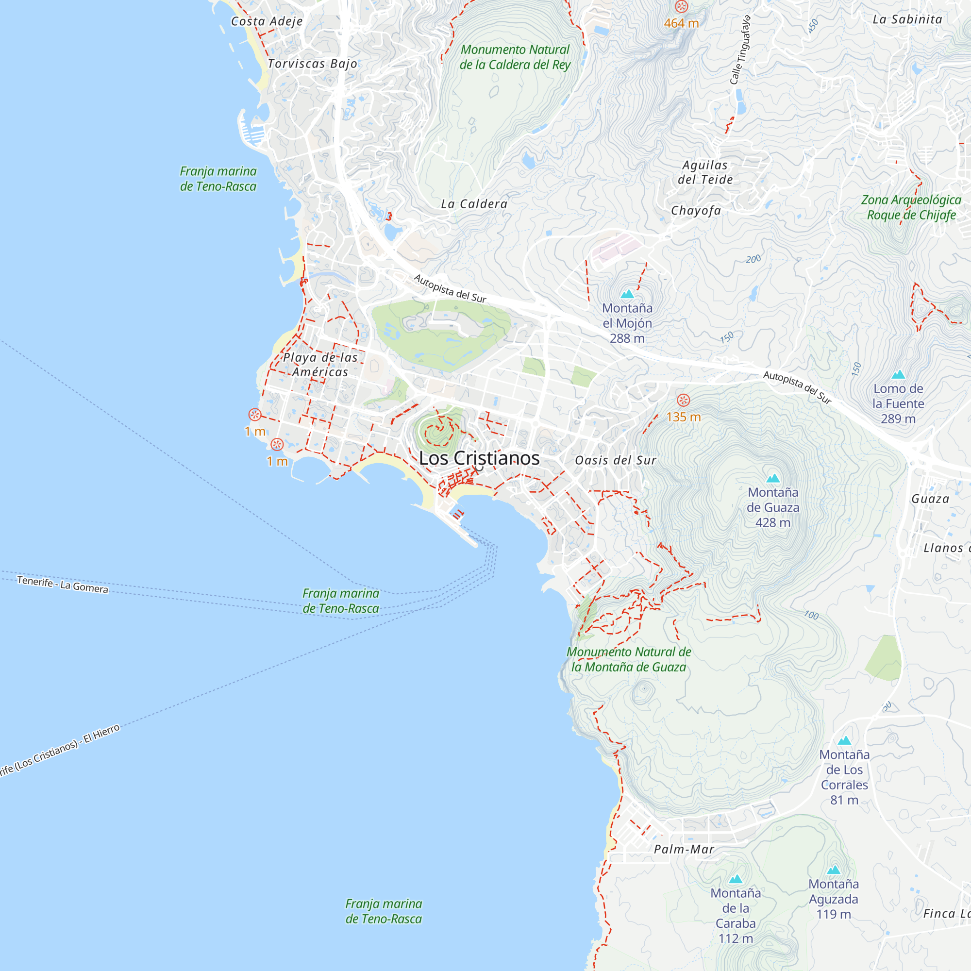 Cabanas map
