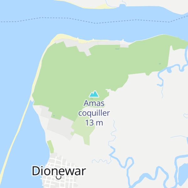 Map of Amas coquiller