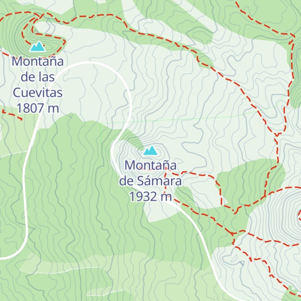 Map of Montaña de Sámara