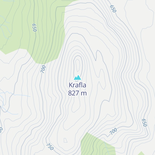 Map of Krafla
