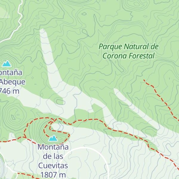 Map of Montaña El Chinyero
