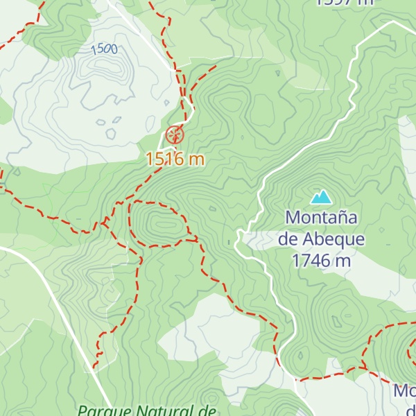Map of Montaña la Corredera