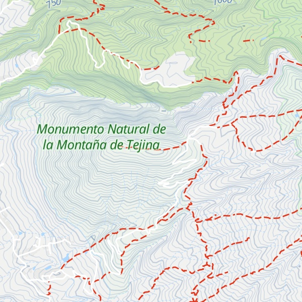 Map of Montaña de Tejina