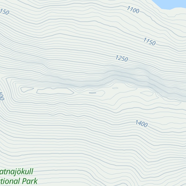 Map of Þorvaldstindur