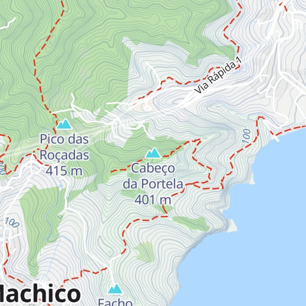 Map of Cabeço da Portela