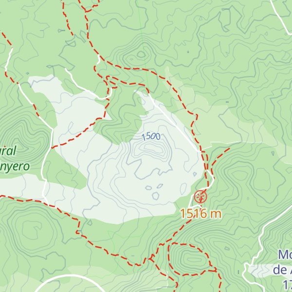 Map of Chinyero