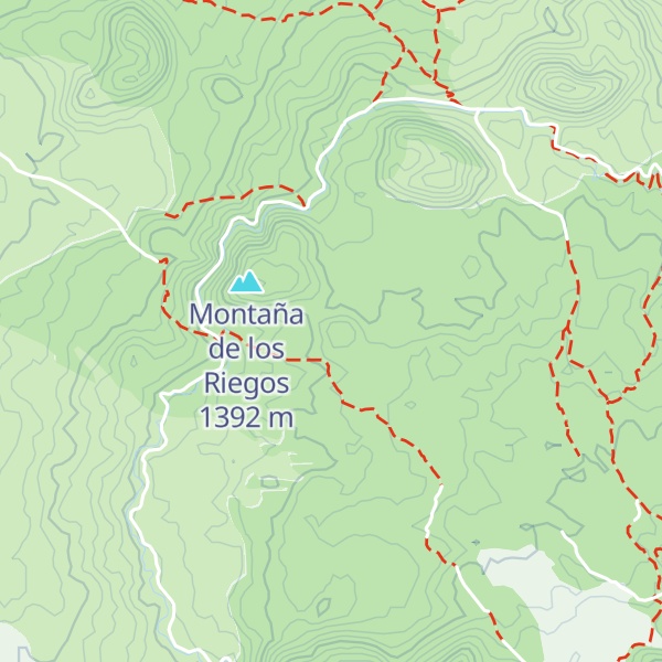 Map of Montaña de los Tomillos