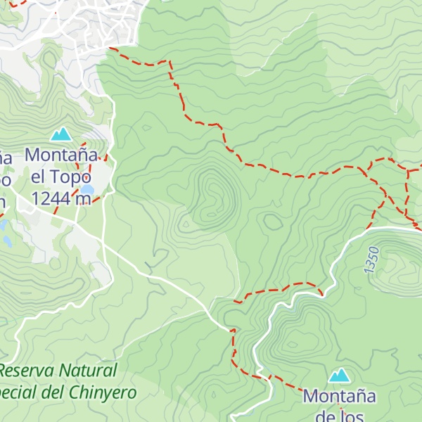 Map of Montaña del Banco