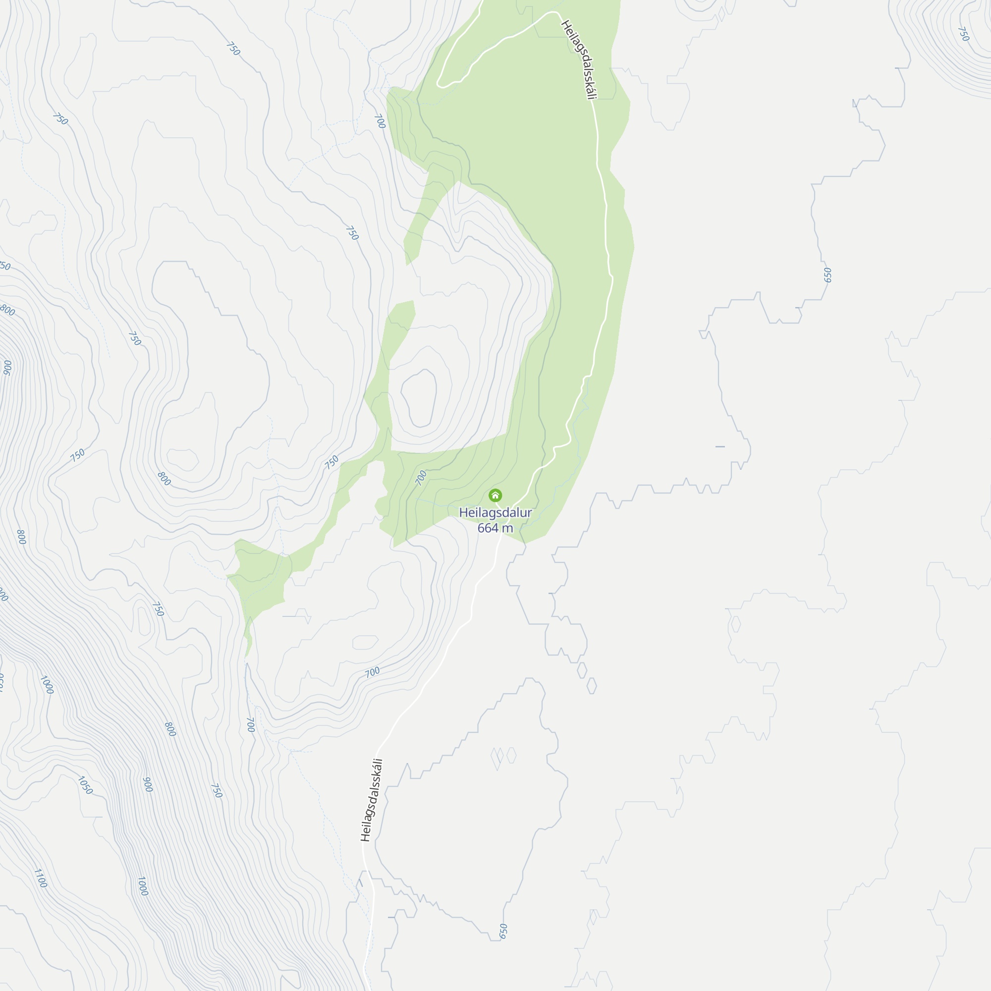 Heilagsdalur map