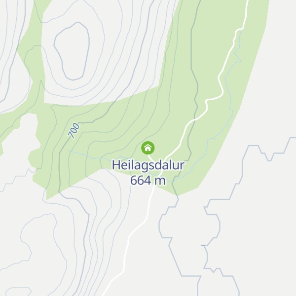 Map of Heilagsdalur