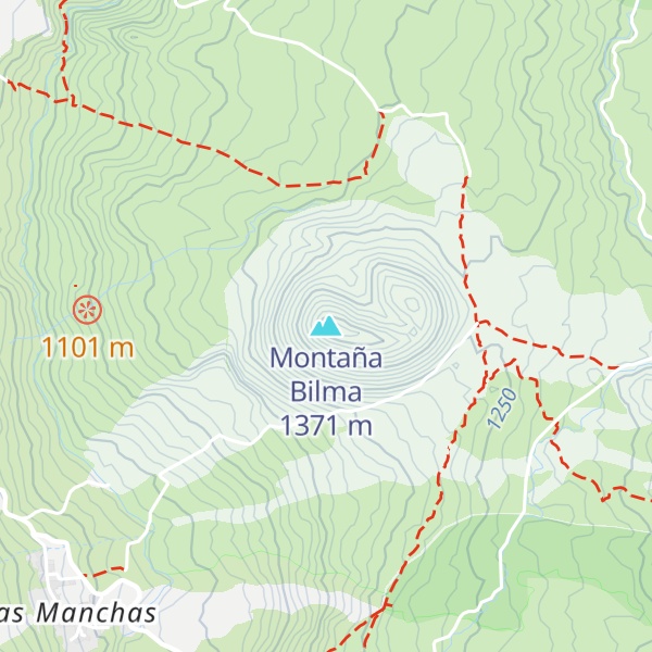Map of Montaña Bilma