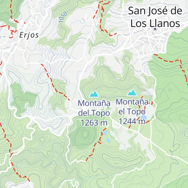 Map of Montaña del Topo