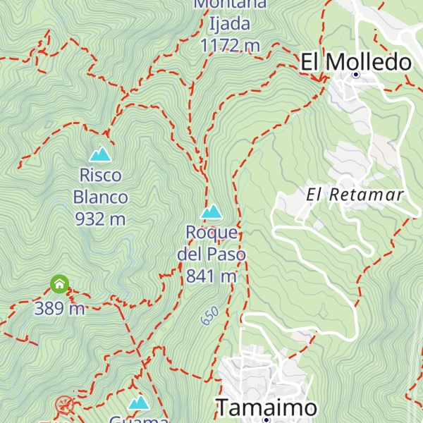 Map of Roque del Paso