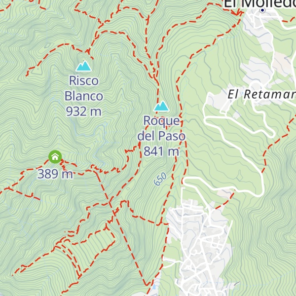 Map of Risco de la Punta