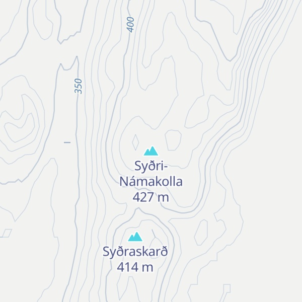 Map of Syðri-Námakolla