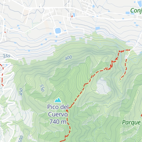 Map of Montaña de Talavera