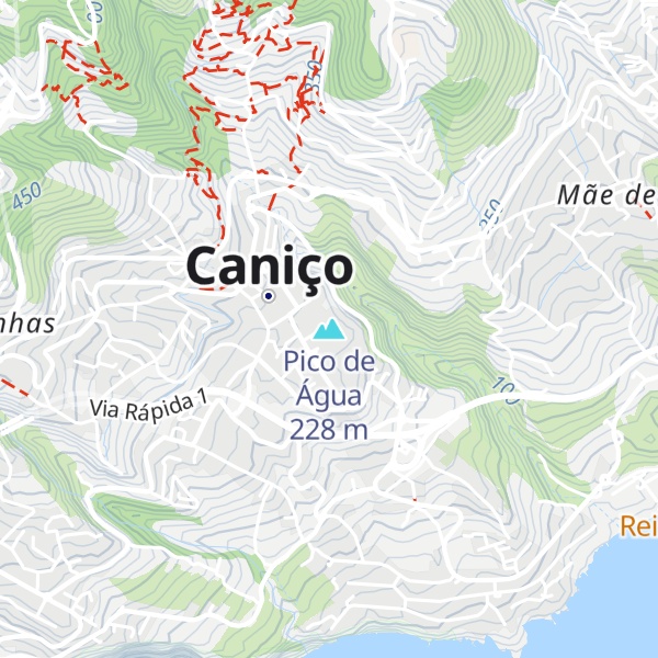 Map of Pico de Água