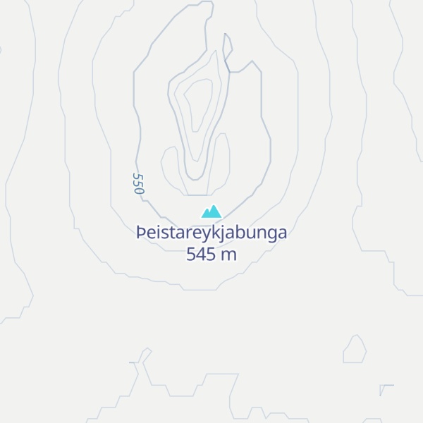Map of Þeistareykjabunga