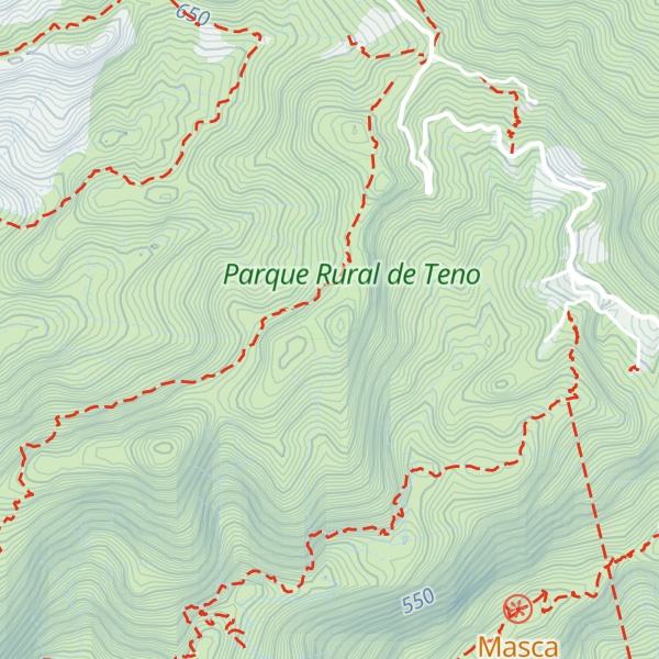 Map of Pico Yeje