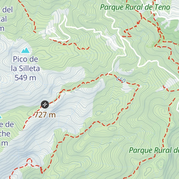 Map of La Asomada