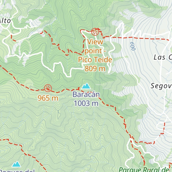 Map of Baracán