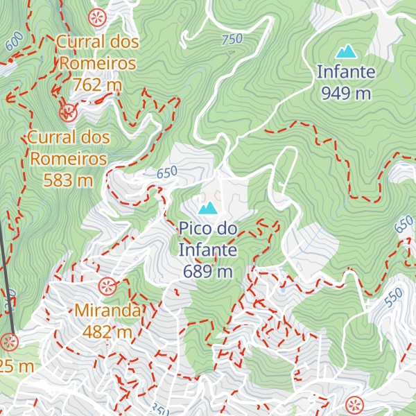 Map of Pico do Infante